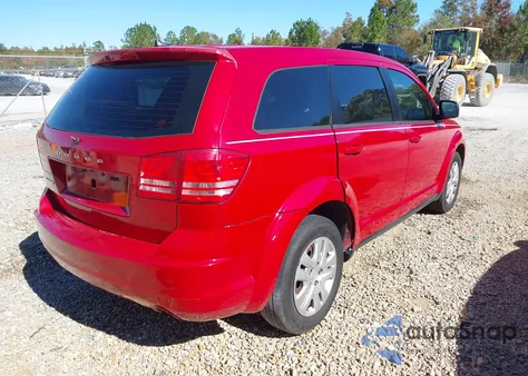 2014 Dodge Journey American Value Pkg z USA, uszkodzony, nr VIN 3C4PDCAB1ET183875
